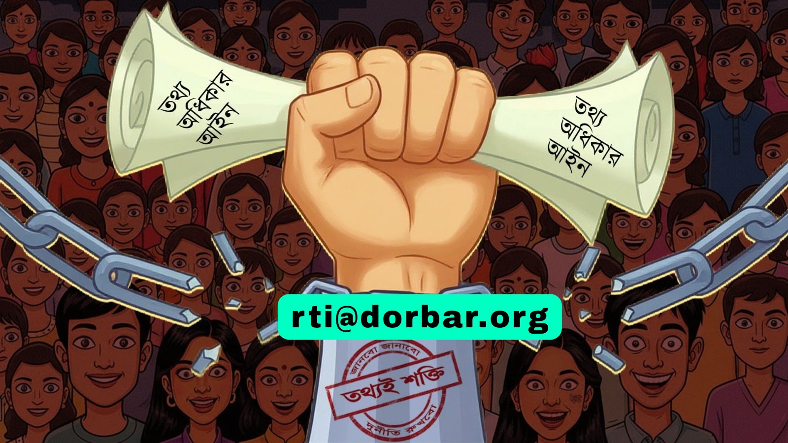 তথ্য অধিকার আইন RTI পোস্টার